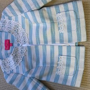 Lilly Pulitzer spring blazer- fitted. Size 00